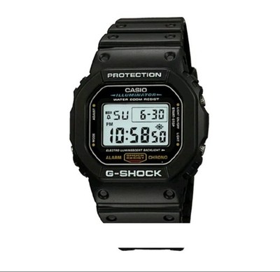 Casio Men Quartz G-SHOCK DW-5600E Shock Resistant Digital Sport Watch Black