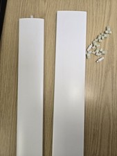 Plantation Shutter Louvres- 63mm & 76mm in Pure White - Cut to size