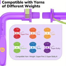 Lightweight Compact Organized Storage-Friendly Easy-To-Carry Crochet Hook Holder