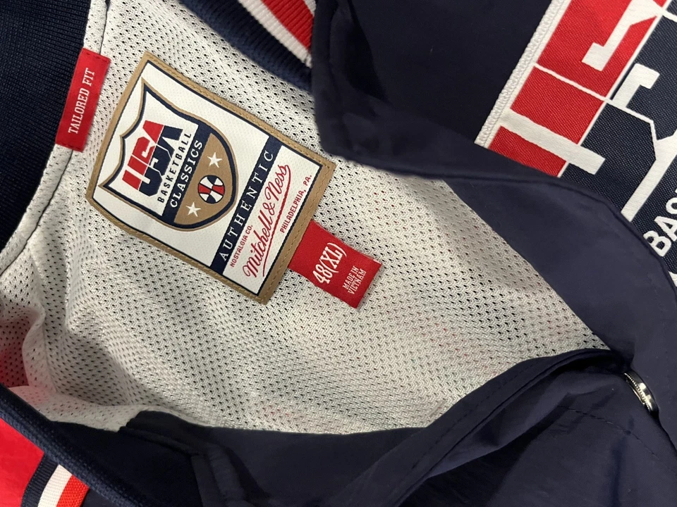Chaqueta de Tiro Mitchell & Ness Auténtica 92 Dream Team Michael Jordan Talla XL Foto 4 de 4