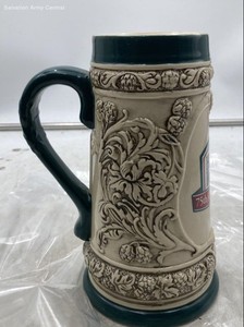 1934-2009 Hillshire Farm Beige Black 75th Anniversary Collectible Beer Stein