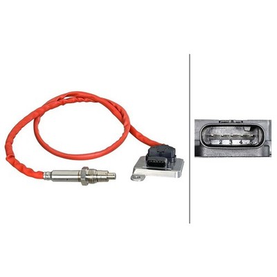 NOx-Sensor Harnstoff M20X1,5 5-polig 895 mm Kabel HELLA für u.a. BMW 1er