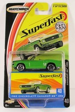 MINT 1969 CHEVROLET CAMARO SS 396 SEALED W BOX  40 MATCHBOX SUPERFAST 35 CJQ