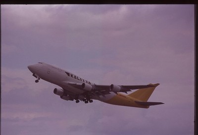 Top aircraft slide B-747 N740CK Kalitta Air Ramstein AB