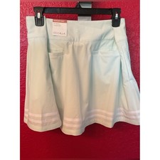Calia Mint NWT Green Golf Skort with White Trim, SZ 4, 15" length, waist 14"
