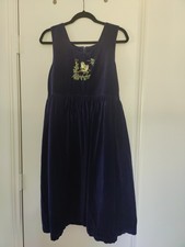 Vintgae Velvet Embroidered Dress Size S