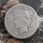 New Listing1922 Peace Dollar $1 Silver Coin Circulated 0.9 Fineness Business Strike