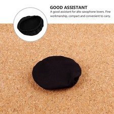 1 Pack Alto Saxophone Mute Dampener Durable Black Reusable Sax Accessory