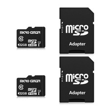 Micro Center 32GB Class 10 MicroSDHC Flash Memory Card with Adapter for Mobil...