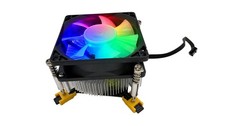 RGB CPU Cooler Fan Heatsink Intel LGA 1200 1151 1150 1155 1156 4-Pin Desktop PWM
