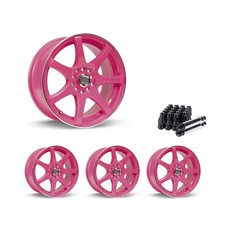 Set Of 4 16 Pink Alloy Wheel Rims Kit For 2015-2025 Nissan Altima F2tb 5x105