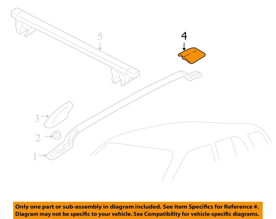 SE ADAPTA A CHEVROLET TRACKER 1999-2000 CUBIERTA LUGG 30023893 - NUEVO OEM 30023893 Foto 2 de 3