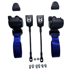 Blue Seat Belt Fits Vw Bug Beetle Kfer Type 1 19581979 And Dune Buggy