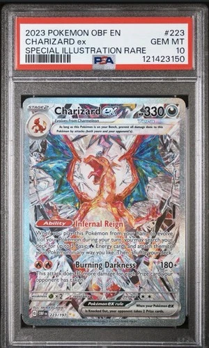 PSA 10 Charizard ex - 223/197 - Obsidian Flames - Pokemon - Read Description