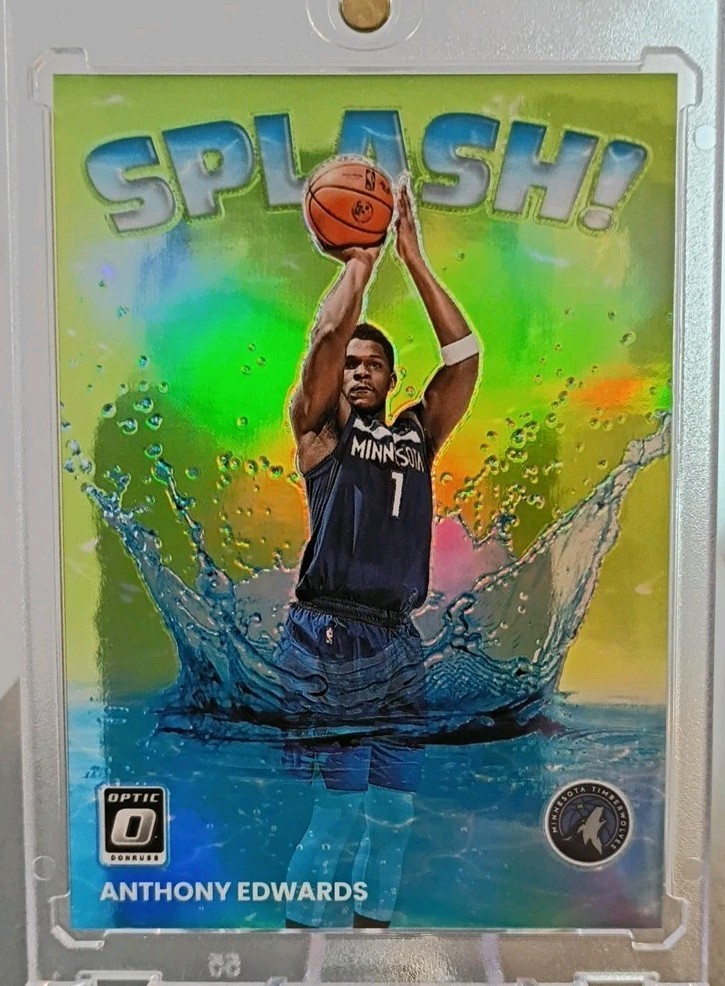 2022/23 Panini Donruss Optic Anthony Edwards Splash Lime Green /149 🔥🔥