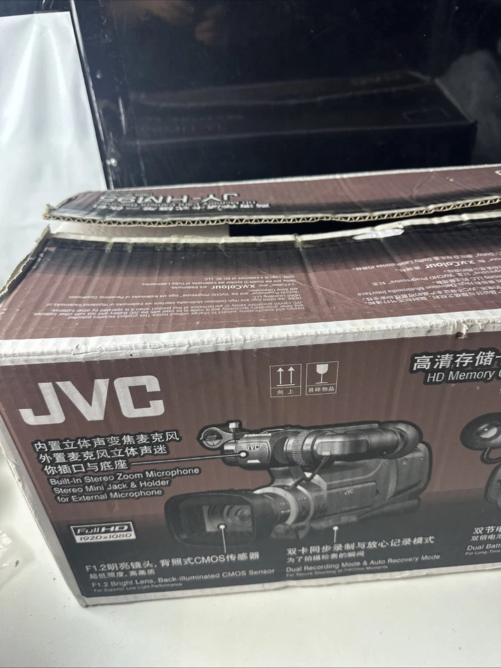 JVC JY-HM95 HD Memory Card Camera Recorder Professional Camcorder Vintage Boxed - Image 3 of 4