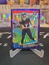 2023 Panini Donruss Optic Bijan Robinson Purple Shock Prizm #206 Rated Rookie