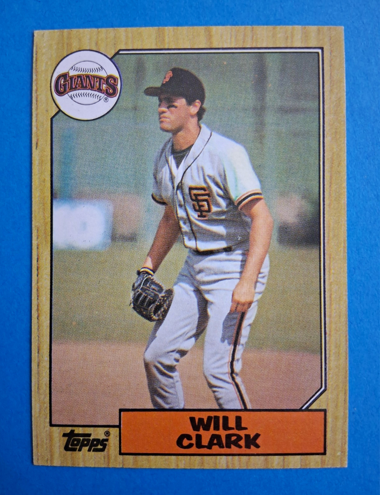 1987 Topps Will Clark #420 San Francisco Giants Baseball Card