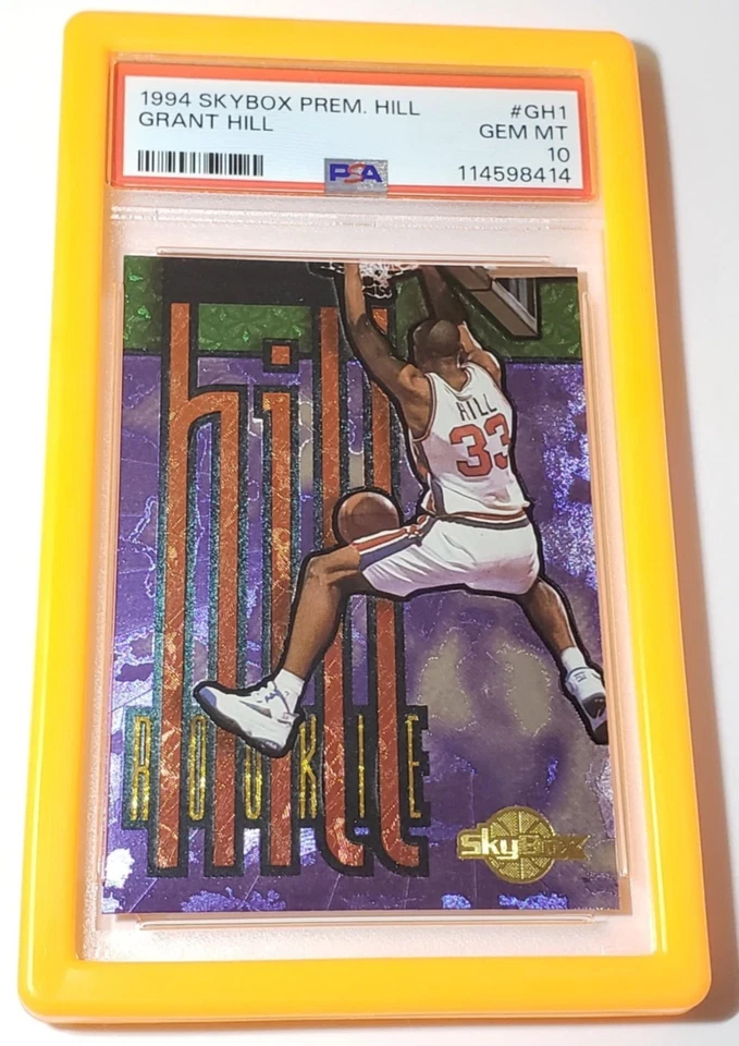 GRANT HILL 1994 SKYBOX PREMIUM HILL ROOKIE PSA 10 GEM MINT 💎 LOW POP RARE 🔥 - Image 3 of 3