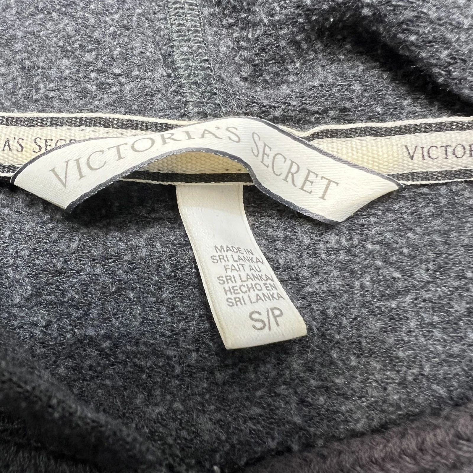 UNDERCOVER Victorias Secret Felpa con Cappuccio Donna Piccola Paillettes Angelo Ala Zip Felpa Giacca