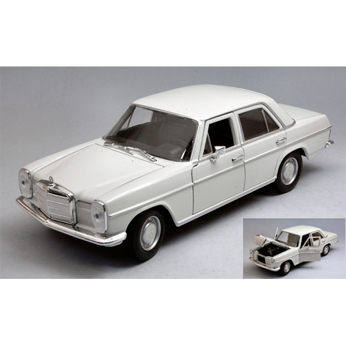 Mercedes 220 (W115) 1968 White 1:24 Welly Auto Stradali -D- Neues Modell-image