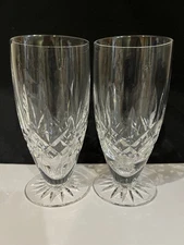 WATERFORD LISMORE ICED TEA GLASSES SET OF 2 BEAUTIFUL CONDITION
