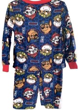 NEW Paw Patrol Toddler Boy 2 pc Flannel Pajama Set Size 2T 3T 4T Flame Resistant
