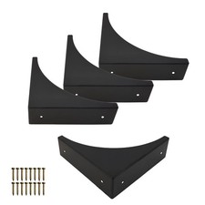 Black Corner Guard, Metal Corner Protectors for Furniture, Antique Decorative