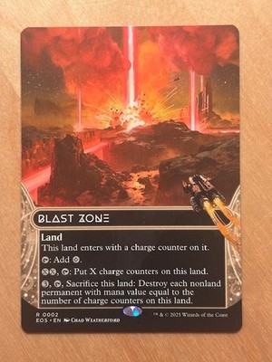 Magic the Gathering MTG Blast Zone Borderless Edge Of Eternities NM