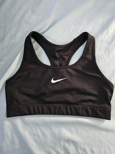 Nike Dri Fit Racerback Sports Bra Women’s Size Medium Black