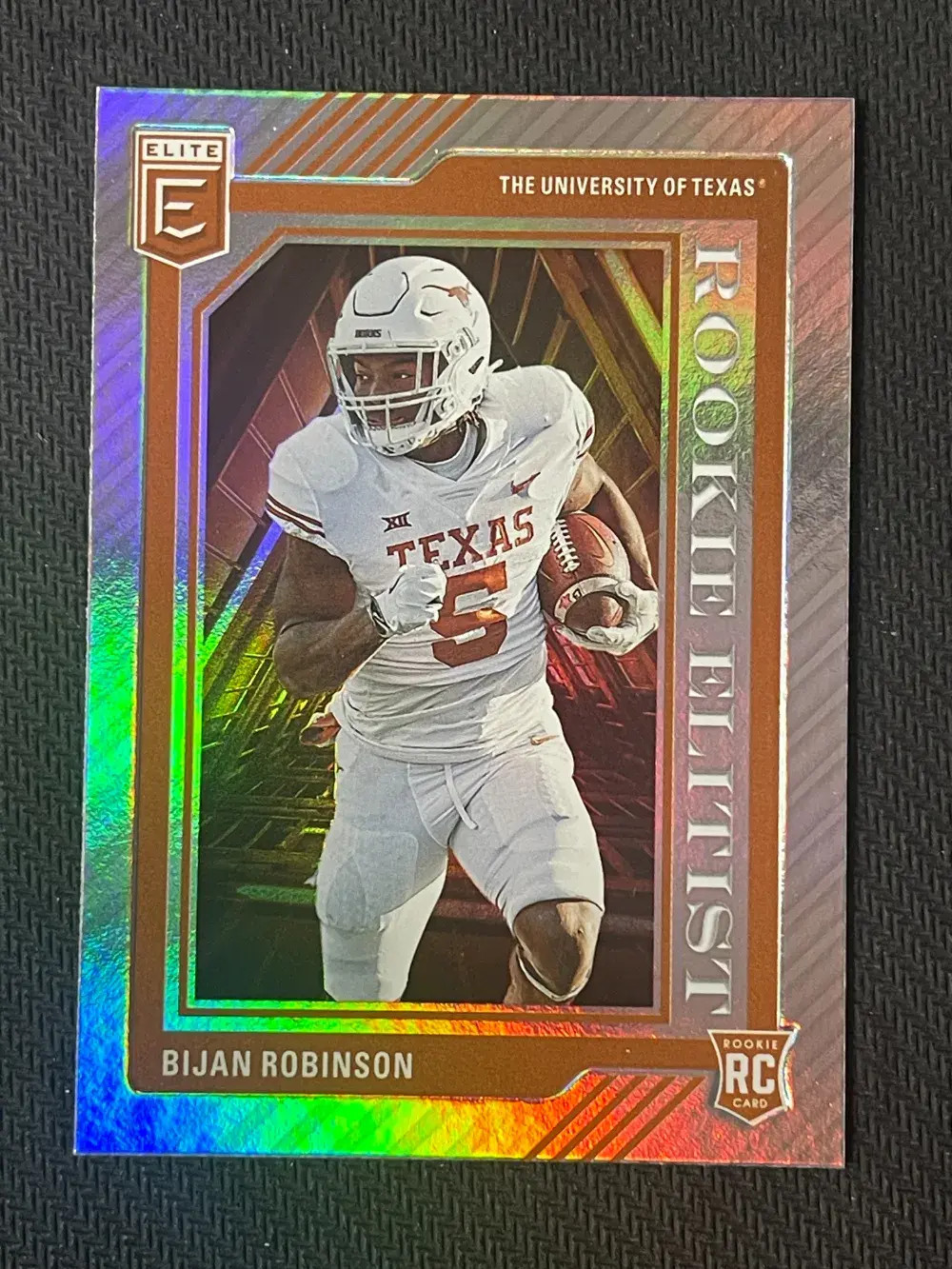 2023 Panini Donruss Elite Bijan Robinson Rookie Elitist Atlanta Falcons RC JP