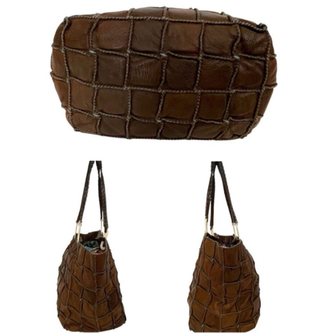 Jamin Puech Patchwork Tote Bag Leather H28xW28-47… - image 12