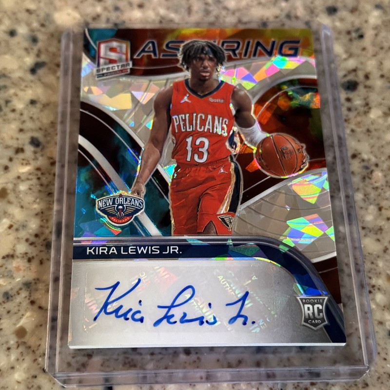 Kira Lewis Jr. 2020 Spectra Aspiring Auto RC /35 Astral Prizm #ASP-KLJ Pelicans