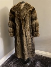 Sprung Freres Paris Marmot Fur Coat Xs (eu36-uk8)