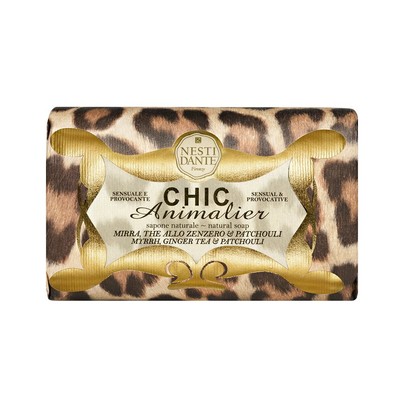 Nesti Dante Chic Animalier Natural Soap - Myrrh Ginger Tea & Patchouli 250g/8...
