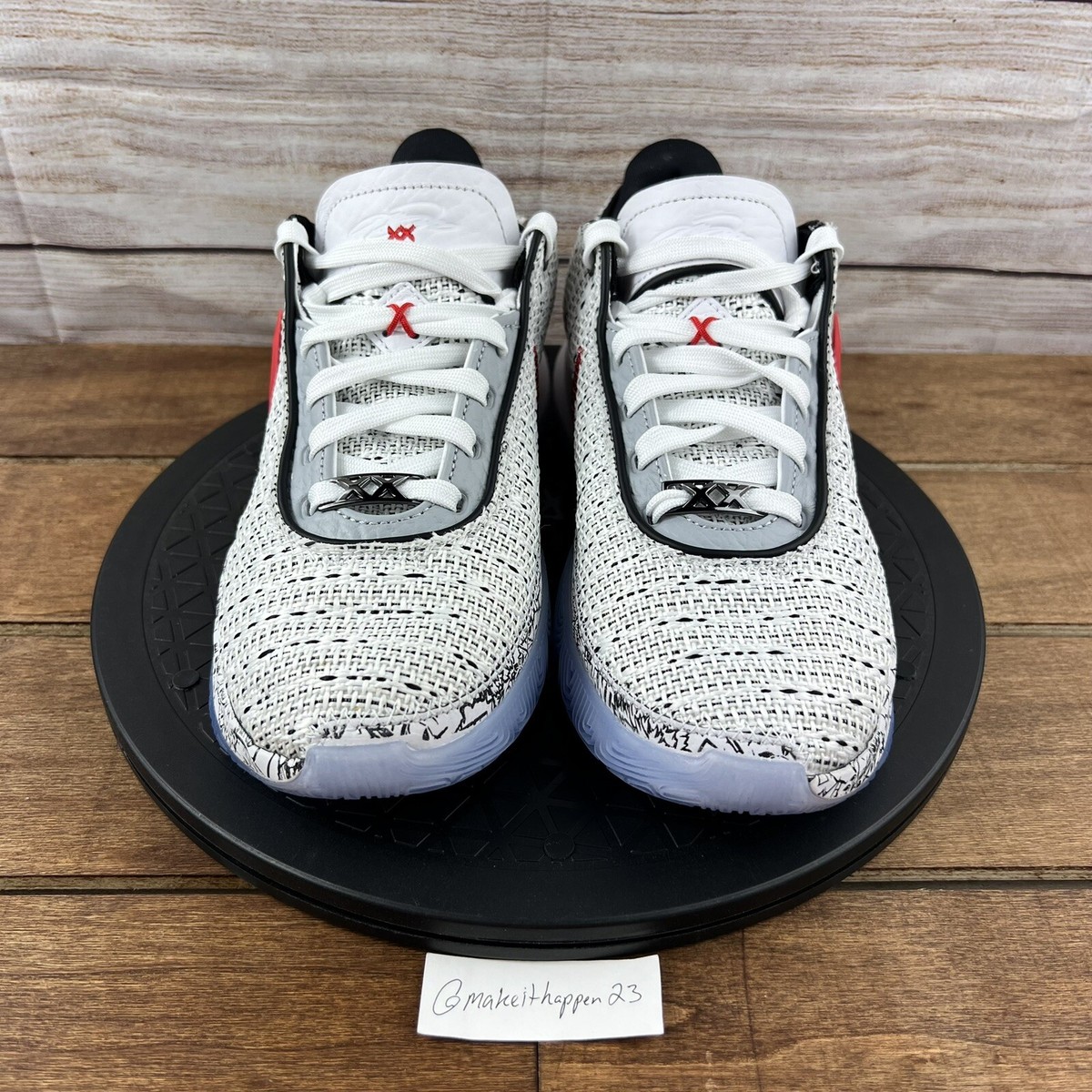 Nike LeBron 20 'The Debut' White Black Gold DJ5423-100 Men Size 6