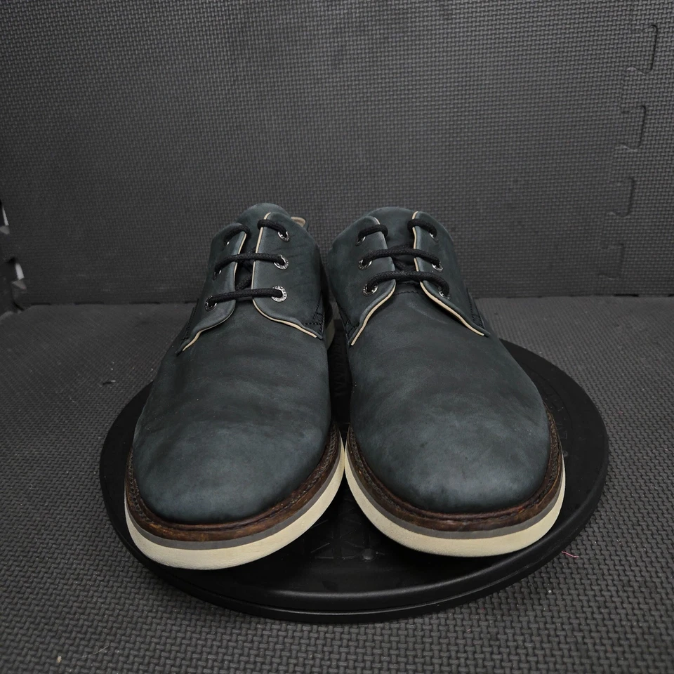 Lacoste Sherbrooke Plain Toe Oxfords Mens Sz 12 Black Leather Dress Shoes - Image 2 of 4