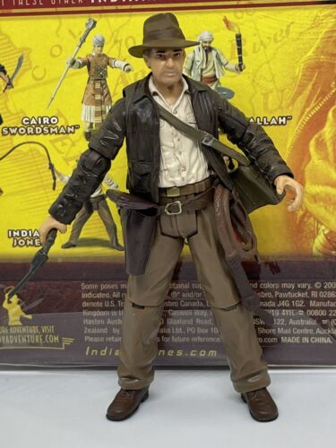 NEW Hasbro Indiana Jones Action Figure 3.75" w/Accessories INDY Raiders 2007 - Picture 3 of 11