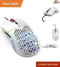 Ultra Lightweight Gaming Mouse - Ambidextrous Design, RGB, Pixart 3360 Sensor