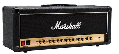 Marshall DSL100HR 2-Channel 100-Watt Guitar Amp Head - Black
