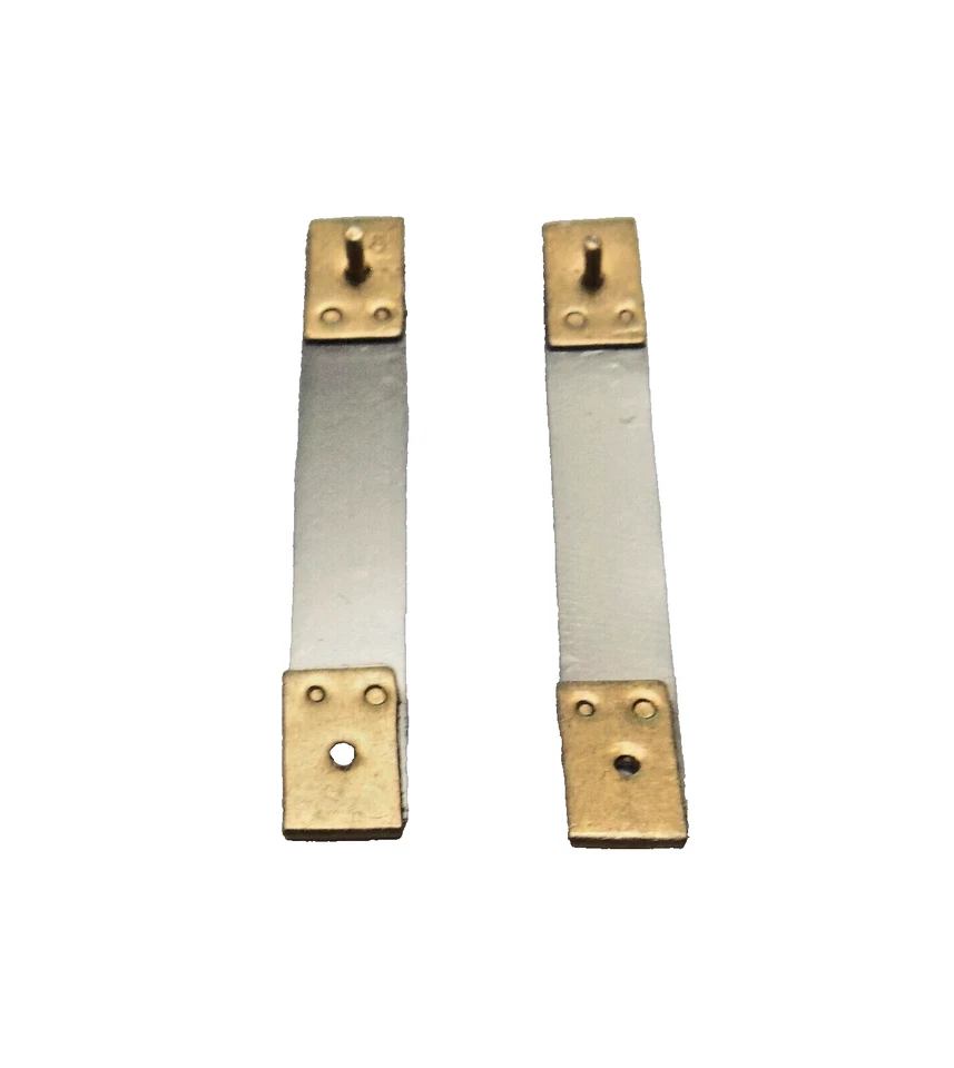 2 x Suspension Brass Springs Wall Mantle Clock Pendulum Rods 35mm x 5.2mm