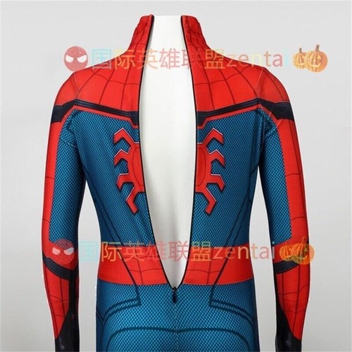 The Spider-Man Homecoming Jumpsuit Spiderman Cosplay Costume Halloween Props New - Picture 7 of 9