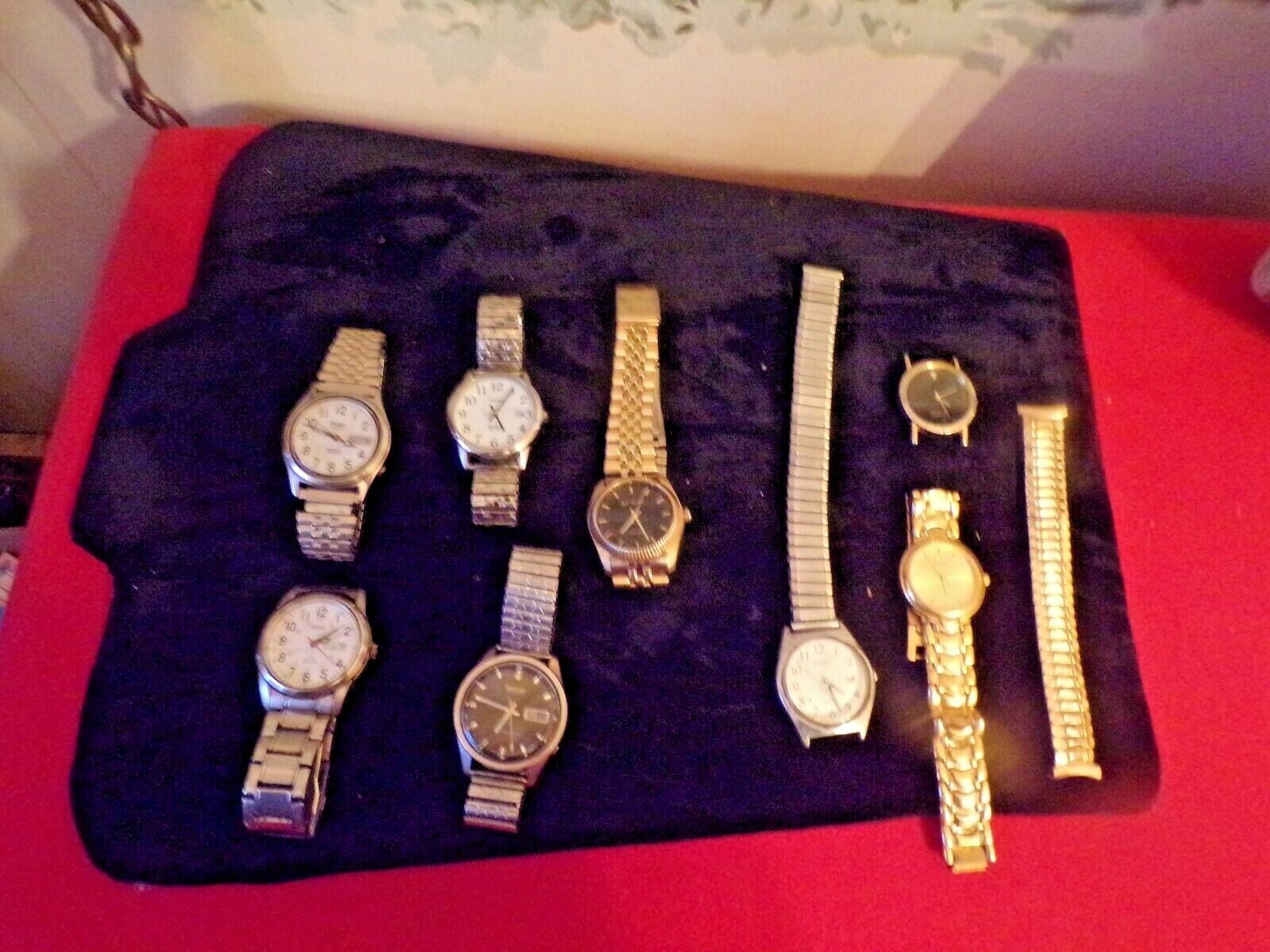 LOT of 8 Vintage Mens watches eBay