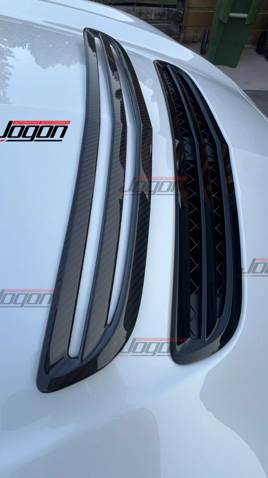 Real Carbon Front Hood Air Flow Vent Trim Scoop For Acura Integra Type S DE5 24+ - Picture 2 of 12