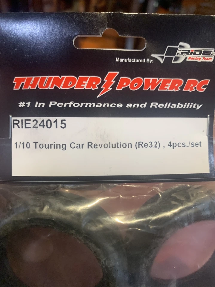 Thunder Power RC 1/10 Touring On Road Slick Tire R32 (4) For TC4 TC5TC3 4TEC Arc - Image 2 of 4
