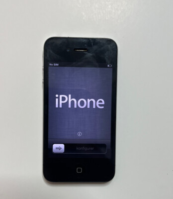 Apple iPhone 4 - Black-Model A1332 And iHome Speaker And Charger