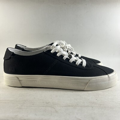 Madewell MWL Street Sneaker Men 9.5 Black Canvas Skate Low Urban Style Shoes NEW Madewell MWL Street Sneaker Men 9.5 Black Canvas Skate Low  main image 4