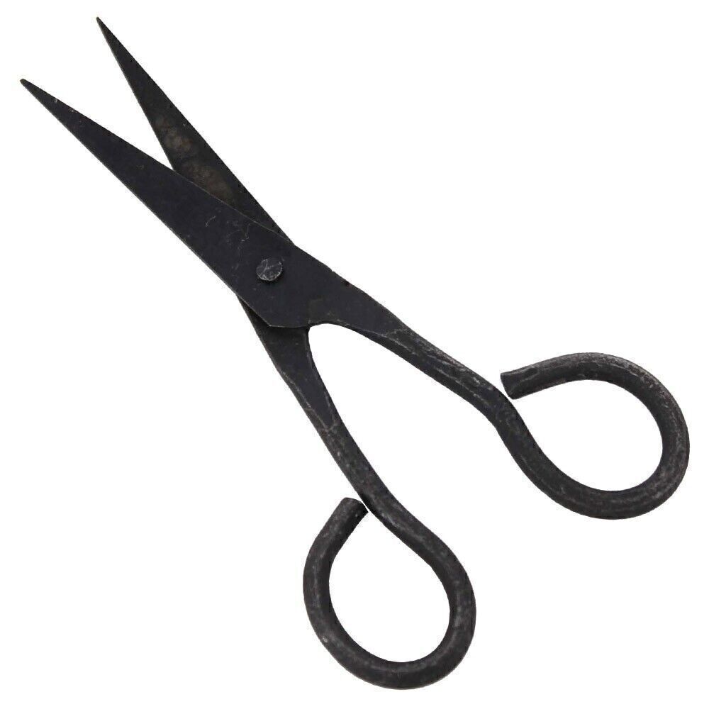 Forged Iron Handmade Mini Antique Finish Functional Crafting Grooming Scissors