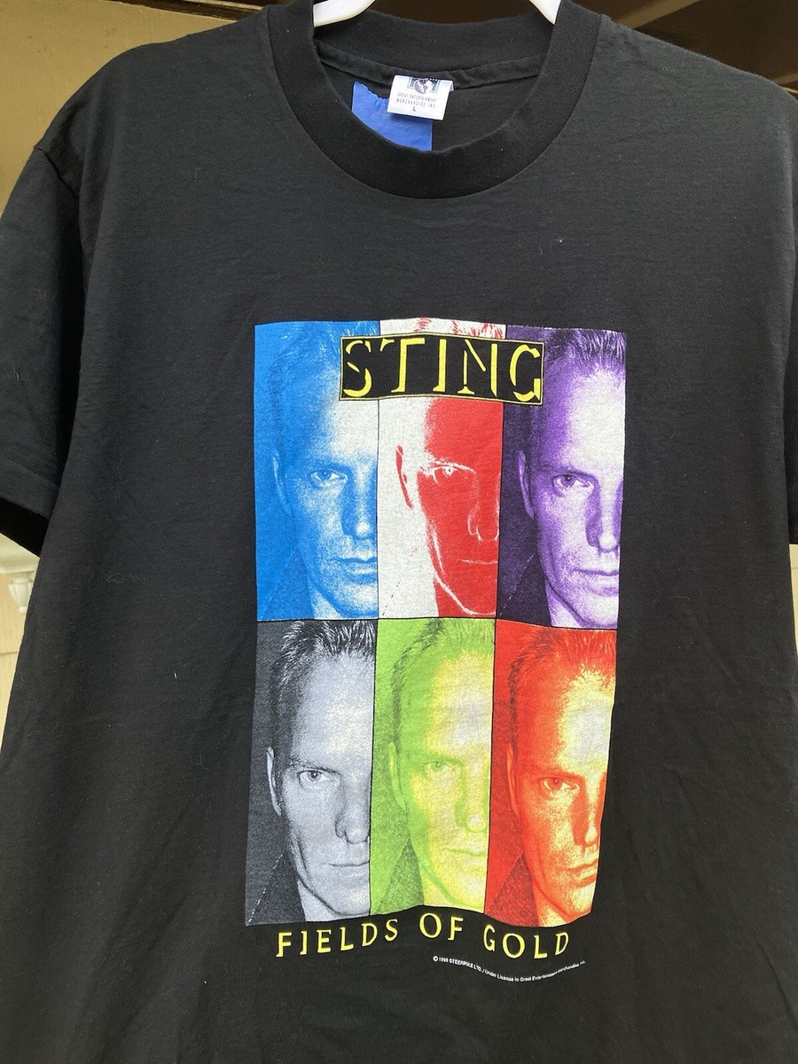 Vintage 1995 Sting Fields Of Gold Shirt | eBay