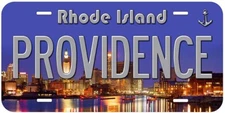 Providence Rhode Island Novelty Car License Plate